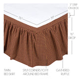 Primitive Patch Bed Skirt