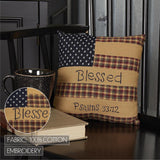 Primitive Patch Blessed Pillow