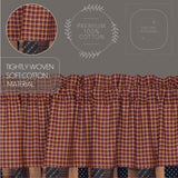 Primitive Patch Block Border Valance