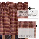 Primitive Patch Block Border Valance