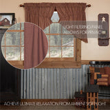 Primitive Patch Prairie Swag Curtains
