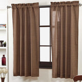 Patriotic Patch Short Panel Curtains-Lange General Store