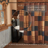 Primitive Patch Shower Curtain