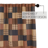 Primitive Patch Shower Curtain