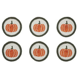 Pumpkin Bounty Braided Coasters-Lange General Store