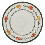 Pumpkin Bounty Braided Trivet 12"-Lange General Store