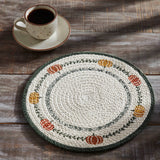 Pumpkin Bounty Braided Trivet 12"-Lange General Store