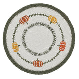 Pumpkin Bounty Braided Trivet 8"-Lange General Store