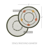 Pumpkin Bounty Braided Trivet 8"-Lange General Store