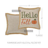 Pumpkin Bounty Hello Fall Pillow-Lange General Store