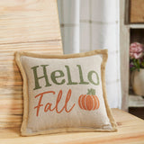 Pumpkin Bounty Hello Fall Pillow-Lange General Store