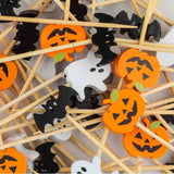 Pumpkin, Ghost, & Bat 4.5" Decorative Picks-Lange General Store