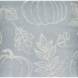 Pumpkin Grey Silhouette Placemat Set of 2-Lange General Store