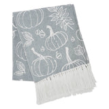 Pumpkin Grey Throw-Lange General Store