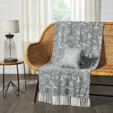 Pumpkin Grey Throw-Lange General Store