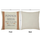 Pumpkin Seeds & Indian Corn Pillow Cover Set of 2