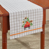 Pumpkin Truck Fun Table Runner-Lange General Store