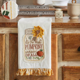 Pumpkiny Season Tea Towel-Lange General Store