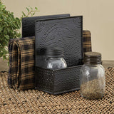 Punched Star Napkin Holder & Shaker Caddy-Lange General Store