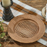 Rattan Cane Weave Charger Set-Lange General Store