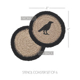 Raven Harvest Braided Coasters-Lange General Store