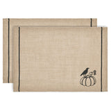 Raven Harvest Burlap Placemat Set of 2-Lange General Store