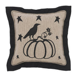 Raven Harvest Primitive Pumpkin Pillow 6x6-Lange General Store