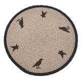 Raven Harvest Stencil Braided Trivet 12"-Lange General Store