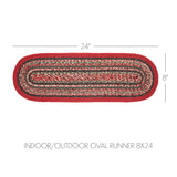 Red Forest Braided Table Runners