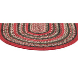 Red Forest Collection Braided Rugs