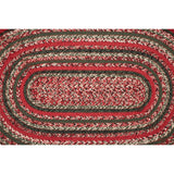 Red Forest Collection Braided Rugs