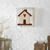 Red Heart Home Block Sign-Lange General Store