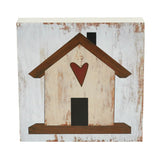 Red Heart Home Block Sign-Lange General Store