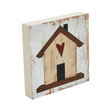 Red Heart Home Block Sign-Lange General Store