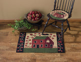 Red House Hooked Chair Pad-Lange General Store