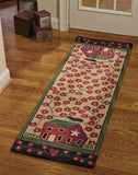 Red House Hooked Rug - Lange General Store