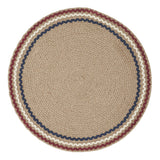 Red White Blue Ric Rac Braided Placemat 14"-Lange General Store