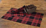 Red and Black Buffalo Check Rag Rug-Lange General Store