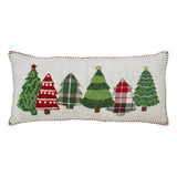 Red and Green Applique Tree Pillow-Lange General Store