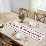 Reindeer Dash Red White Table Runners - Lange General Store