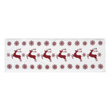 Reindeer Dash Red White Table Runners-Lange General Store