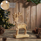 Reindeer Wooden Figurine-Lange General Store