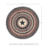 Revere Braided Trivet 15" Set of 3