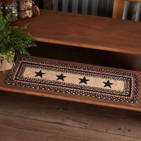 Colonial Star Stair Tread Rug - Rectangle-Lange General Store