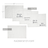 Risen Placemat Set of 4-Lange General Store