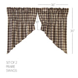 Rockford Prairie Swag Curtains-Lange General Store