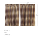 Rockford Tier Curtains 36"-Lange General Store