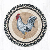 Rocky Rooster Braided Chair Pad-Lange General Store