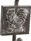 Rooster Cast Iron Hook Set-Lange General Store