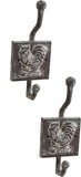 Rooster Cast Iron Hook Set-Lange General Store